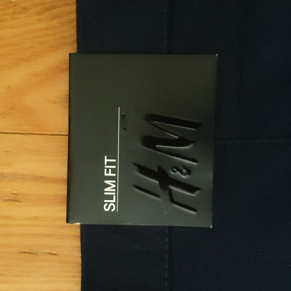 H&M Men's Slim Fit Navy Dress Pants 34R NWT - Picture 5 of 8